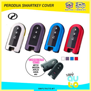 SIMPLYAUTO KAKTUS Perodua Chrome Reflection TPU Car Key Cover MYVI BEZZA AXIA ARUZ ALZA