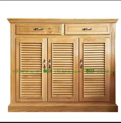 Tủ giày gỗ sồi mỹ 1m2 TỦ DÀY DÉP GỖ CAO CẤP TỦ ĐỰNG DÀY DÉP