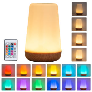 KFV Sleeping Night Light Bedside LED Desktop Decoration Night Light Remote Control Touch 13 Colors Atmosphere Light with Hook