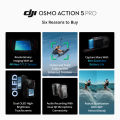 DJI Osmo Action 5 PRO Adventure Combo - Action Camera│4K/60fps High-Dynamic Low-Light Imaging│40 MP Max Photo Resolution |1/1.3″ CMOS 13.5 Stops of High Dynamic Range. 