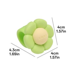 Silicone Door Stopper / Cute Flower Door Handle Bumper / Anti Slip Anti-collision Door Knob Cover / Home Wall Door Handle Stopper