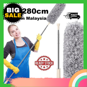 Extendable and Expandable Premium 280cm Microfiber Duster Bulu Ayam Bendable Long Scratch-Resistant Ideal for Home Living to Combat Dust