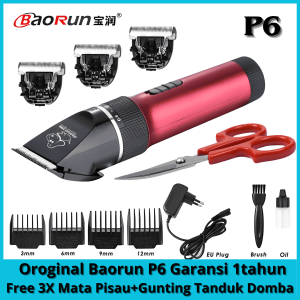 COD BaoRun Alat Cukur Elektrik Bulu Hewan Pet Dog Clipper   P6 / mesin cukur domba garut anjing kucing elektrik dicas / alat cukur bulu binatang damba garut super tajam