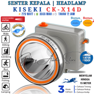 Senter Kepala Selam KISEKI CK-X11D 250 Watt | Head Lamp Diving 250W Kiseki CK-11D Cahaya putih Free Kacamata Selam | Senter Kepala Selam Diving / Menyelam / Selam Kiseki | Gallery Audio