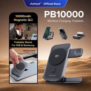 [ Upgraded ] Airbot PB10000 | Qi2 10000mAh Magnetic Wireless Power Bank Battery Pack Charging Portable Charger