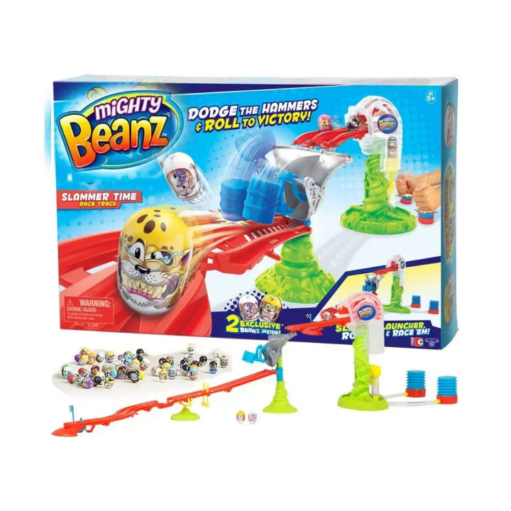 Mighty Beanz Toys Speed Obstacle Track Interactive Comition Battle Tumbler Surprise Crazy Muscle Bean Toys for Kids Gifts Lazada Singapore