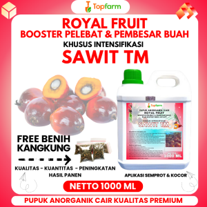 Pupuk Topfarm / Pupuk Sawit Terbaik /  Pupuk Buah Booster Khusus Sawit / Pupuk Booster Untuk Tanaman Sawit / Pupuk Booster Buah Sawit / Pupuk Booster Cair Untuk Sawit / Pupuk Buah Sawit Terbaik