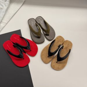 [Free Shipping] Casual Flip-Flops for Women 2026 Korean Style Color-Block Fashion Flip-Flops Casual Beach Shoes Summer Womens Shoes