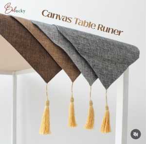 Table Runner Taplak Meja Ruang Tamu Sofa Premium Mewah Aesthetic 40x120 40x140 40x160 40x200 40x240
