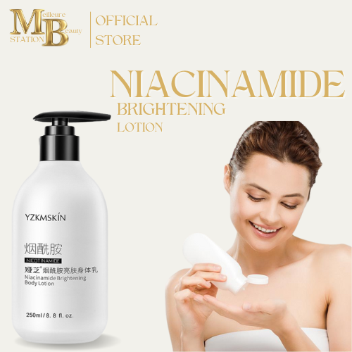 AUTHENTIC Niacinamide Whitening Body Lotion Lightening Moisturizing Anti-Drying Nourish Soothe 250ml