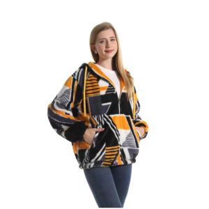 Pokemon European and American Street R Trendy Cardigan Sweater Mens and Womens Autumn and Winter Comfortable Cotton Velvet Couple Thickened Hooded Zipper Coat Pullover