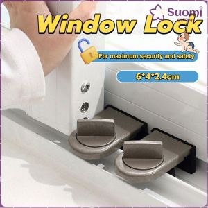 Suomi Window Lock Child Protection Quality Safety Security Anti theft Sliding Auxiliary Window Limiter