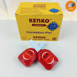 Tip Ex Kenko Cair 1Pak isi 12pcs Correction Pen Merah