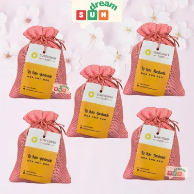 Combo 5 Túi Thơm Sunflower Treo Xe Ô Tô Để Tủ Quần Áo Và Treo Nhà Vệ Sinh