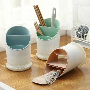 ที่ใส่ช้อนส้อม ที่ใส่ตะเกียบ ที่ใส่ช้อนส้อม ที่เก็บช้อนส้อมตะเกียบ ระบายอากาศดี ไม่อับชื้น แบบถอดได้ ทําความสะอาดง่าย