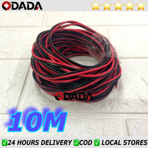 ODADA 10M 20M 50M 2Pin Red/Black Electric Wire Cable For 12V 24V Led Strip Tape String Universal Motorcycle Cars Light