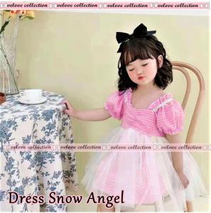 Godwin Collection - Dress Snow Reala Kiddy Fashion Dress Tutu Anak Perempuan Gaya Korean Super Cute Kekinian