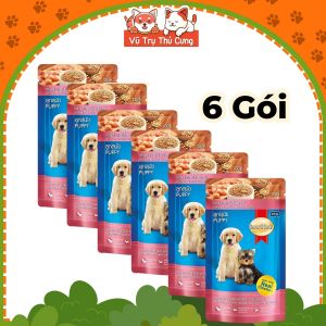 Combo 12 gói Pate Smartheart cho Chó con gói 130g