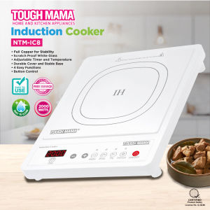 Tough Mama NTM-IC8 Induction Cooker Electric Stove Cooker White Induction Adjustable Timer
