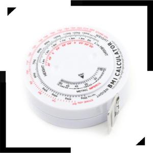 ❣💕WonderfulBuyinge BMI เทปวัดดัชนีมวลกาย เทปวัดขนาด150ซม. เครื่องคิดเลขอาหารลดน้ำหนักเครื่องมือวัด