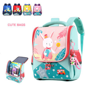 เด็กการ์ตูนกระเป๋าเด็กผู้ชายเด็กผู้หญิงกระเป๋าเป้สะพายหลังโรงเรียนอนุบาลโรงเรียนประถมเด็กกระเป๋านักเรียน