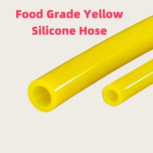 Food Grade Yellow Silicone Hose - High Temp Flexible Tube for Home Appliances DIY Beverage (1mm-12mm ID) Odorless Non-Toxic