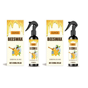Ouhoe Furniture Beeswax Spray Furniture Floor Care Polishing Waterproof Anti-Crack Scratch Renovation Care Wax (120ml)