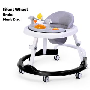 Baby Walker Suitable For 6-24 Months Infant multi-functional Adjustable Foldable with music & lights