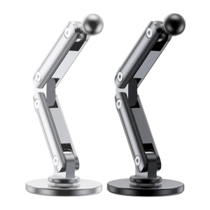 Aluminum Alloy Adjustable Strong Adhesive 17mm Ball Base Mount Bracket for Car Phone Holder Dashboard and Navigation Use