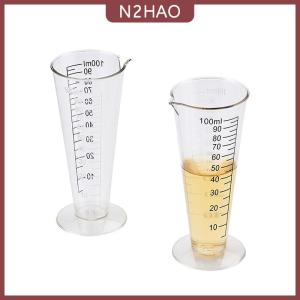 N2HAO  Cốc đo Acrylic cấp thực phẩm 100ml với quy mô không chứa BPA hoàn hảo cho sử dụng nhà bếp và nhà hàng