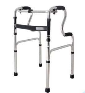 Sturdy Foldable Trusty Cane with Built-In Lights Lightweight Tungkod For Adult Seniors & Handicap Adjustable Baston Walking Stick Cane For Elderly Aluminum Alloy Stand Antiskid Swing Pivoting Quad Base Walk Support Mobility Aid Helps Old People Wal
