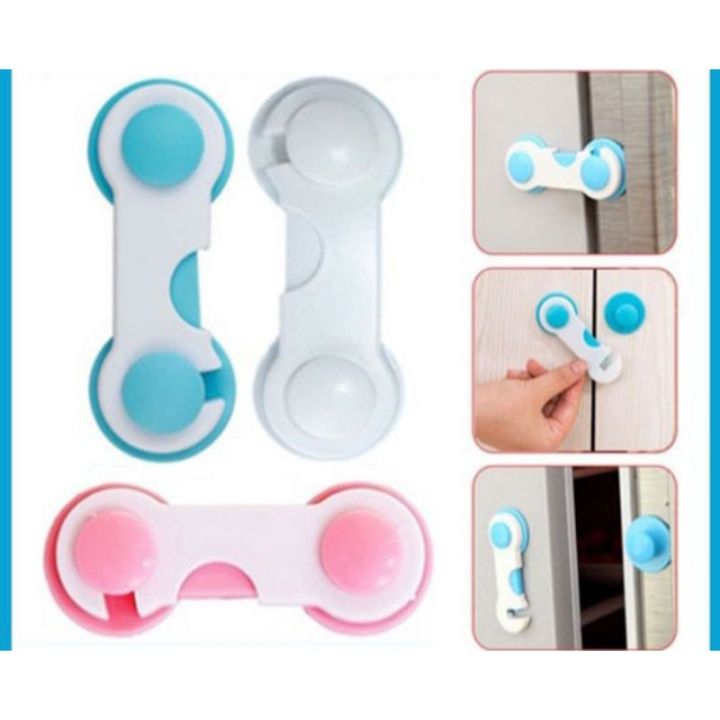 Pengaman Laci Lemari Pintu Kulkas Baby Safety Lock Band SAFE LOCK KUNCI pengaman-laci-lemari-pintu-kulkas-baby-safety-lock-band-safe-lock-kunci
