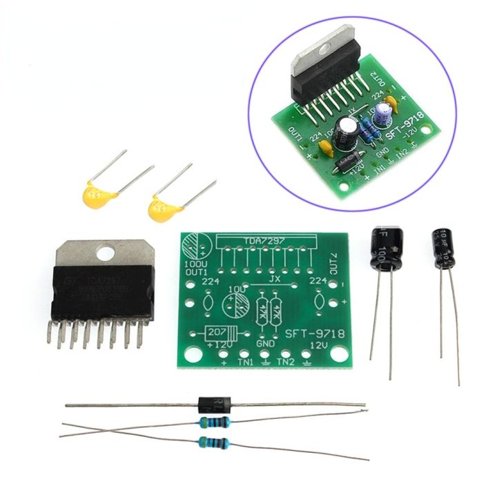 1set TDA7297 15W+15W Power Electronic DIY Kit for Audio Enthusiasts