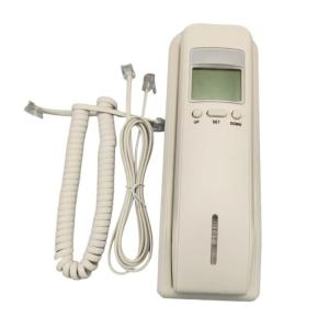 Phone Wall Mountable Telephone with LCD Screen Desktop Corded Fixed Landline Phone for Home Hotel Office Bathroom