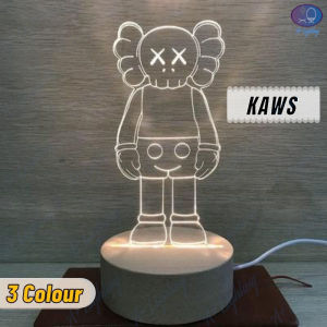 [Limited] KAWS Bearbrick 3D Light  LED Table Lamp Lampu Tidur Bilik Lampu Meja Hadiah Birthday Gift Tiktok Viral Light