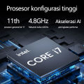 [Baru ORI] AST Laptop Gaming Core i7-1185G7 15.6'' 16+512GB SSD+Win11+office+gifts+Garansi 1 Tahun Desain 3D+Game+Editing Video Kunci Sidik Jari. 