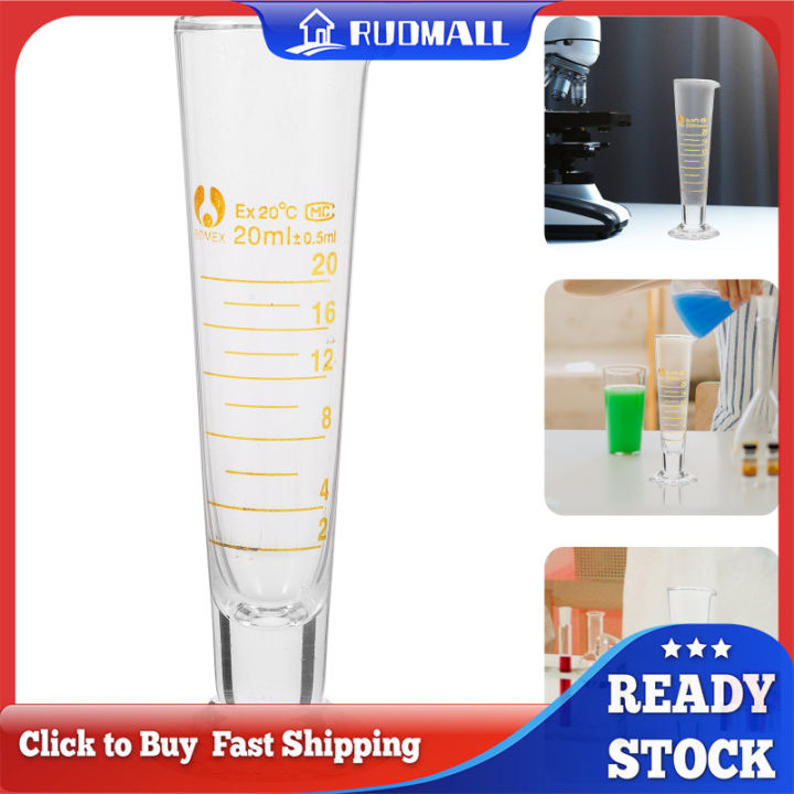 RUDMALL Glass Measuring Cup Tools Versatilen Multi Function Lab Beakers