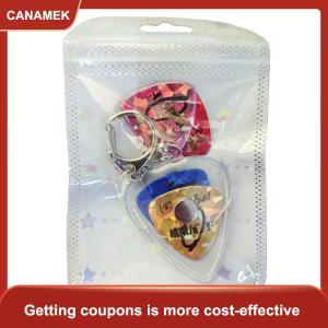 【CANAMEK】 Guitar chọn lưu trữ túi Acoustic trường Hợp Chủ Mặt dây chuyền Picks giữ Keychain plectrum trường hợp
