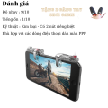 Nút kẹp điện thoại GADO nút bắn game PUBG hỗ trợ 4 ngón chơi game tiêu diệt đối thủ nhanh.