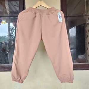 COD✅Realpict L-XXL BB 48-70 kg JOGGER 7/8 Melar Nyaman CREPE PREMIUM Saku Ada Variasi Minimalis