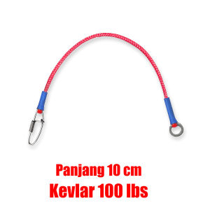 Bemper Umpan Kevlar Kawat Seling Armor Pancing Pelindung Anti Gigi Tajam Popping Trolling Jigging