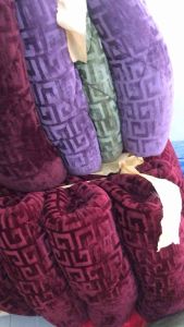 Chăn lông cừu chữ vạn siêu ấm 3 lớp