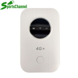 4G LTE Pocket Mobile Hotspot White 150Mbps WiFi Modem with SIM Card Slot for Car