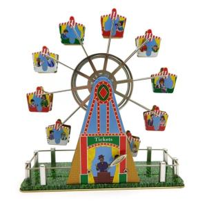 Vintage Collectible Ferris Wheel Wind up Toy Music Box for Boys and Girls Mechanical Toy Musical Toy Birthday/Christmas