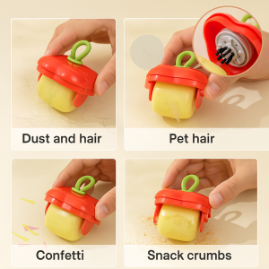 Household High Viscosity Washable Sticker Square Powerful Hair Remover Home Portable Mini Square Powerful Hair Remover Mini Portable Square Clothes Hair Remover