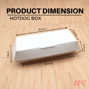 30pcs Hotdog Sandwich Paper Box Plain White/Printed Design Hotdog Box Meal Box Take Out Footlong