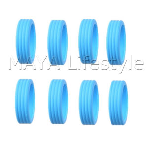 MAYA ปลอกหุ้มล้อกระเป๋าเดินทาง 8 ชิ้น ต่อชุด ลดเสียงรบกวน ปกป้องล้อ Luggage Wheels Cover