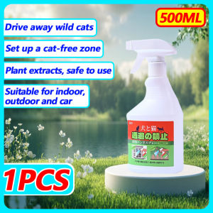 500ML Natural Plant Cat Dog Repellent Spray Indoor Outdoor Pet Deterrent Spray to Keep Pets Away from Furniture