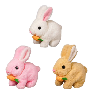 Giáng sinh và năm mới món quà giáng sinh thu nhỏ thỏ đáng yêu Đồ chơi nhồi bông co giật hình thỏ Thú nhồi bông