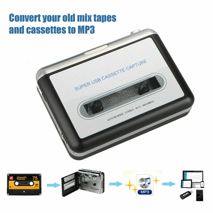 USB tape signal converter tape Walkman tape to MP3 cassette player